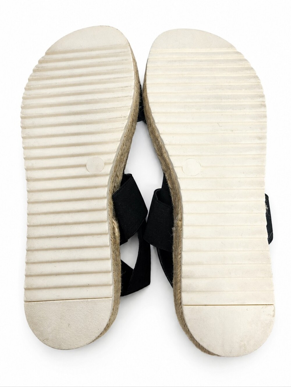 Madden Girl Cassie Black Espadrille Platform Sandals Size 8 New In Box - Picture 10 of 12
